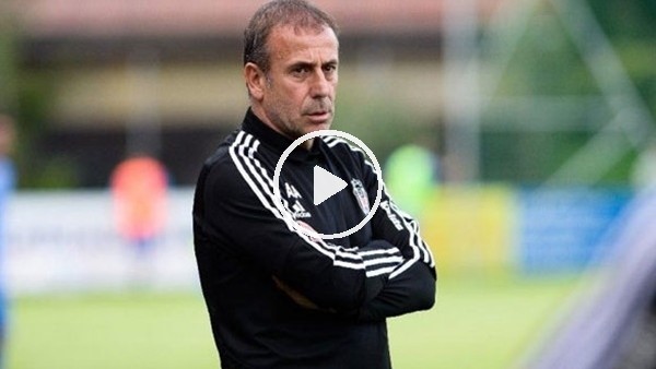 Abdullah Avcı, Beşiktaş idmanında hünerlerini sergiledi