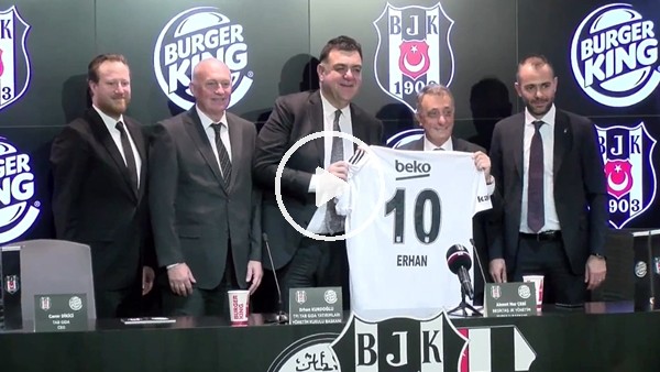 Beşiktaş, Burger King ile sponsorluk anlaşması imzaladı