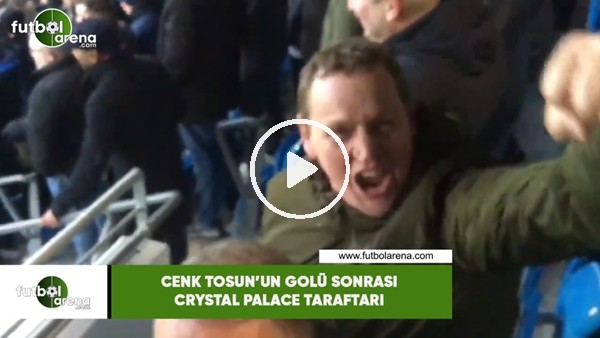 Cenk Tosun'un golü sonrası Crystal Palace taraftarı