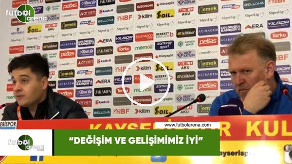 Prosinecki: "Değişim ve gelişimimiz iyi"