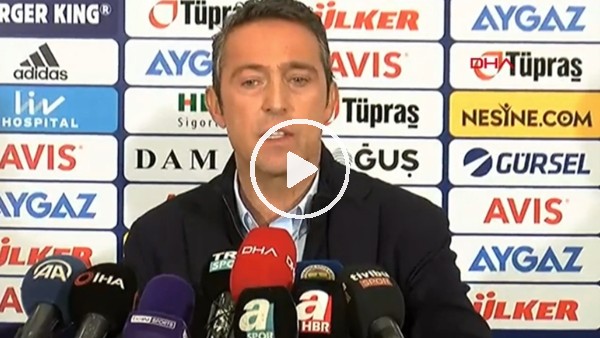 Ali Koç, basın toplantısı öncesi güldürdü!