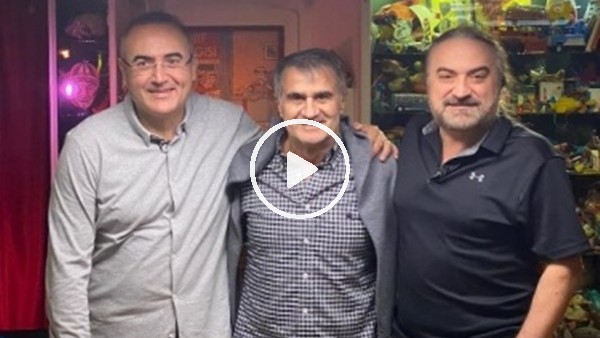 Şenol Güneş, Volkan Konak'ın şarkılarına eşlik etti