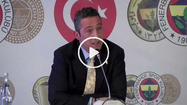 Ali Koç: "Bu lig adil yönetilirse Fenerbahçe şampiyonluğun en büyük adayıdır"