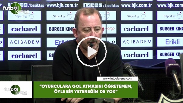 Sergen Yalçın: "Oyunculara gol atmasını öğretemem, öyle bir yeteneğim de yok"
