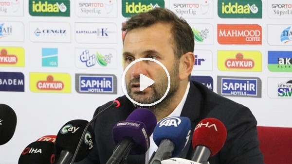 Okan Buruk: "Maçın genelinde iyi işler yaptık"