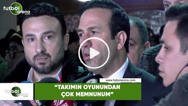 Adil Gevrek: "Takımın oyunundan çok memnunum"