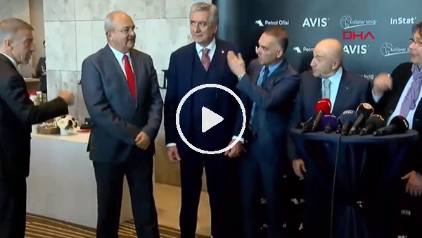 Nihat Özdemir'den Ahmet Ağaoğlu'na: "Odama çık, kahve ısmarlarım"