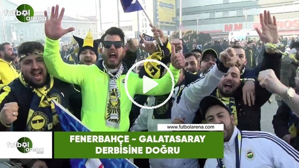 Fenerbahçe - Galatasaray derbisi öncesi stat çevresi