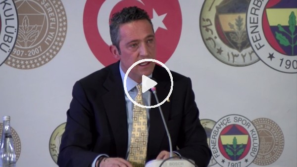 Ali Koç: "Vedat'ın PFDK'ya sevki Fenerbahçe'ye medyan okumadır"