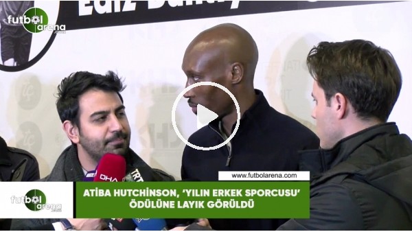 Atiba Hutchinson, 'Yılın Erkek Sporcusu' ödülüne layık görüldü