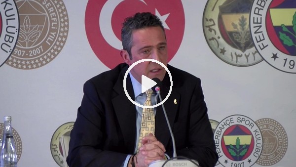 Ali Koç: "Şahsım adına sürekli bir algı çalışması var"