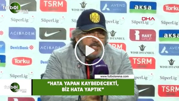 Mustafa Reşit Akçay: "Hata yapan kaybedecekti, biz hata yaptık"