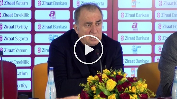 Fatih Terim önce konuşmak istemiyorum dedi sonra gönderme yaptı