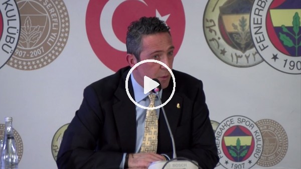 Ali Koç'tan Nihat Özdemir sözleri