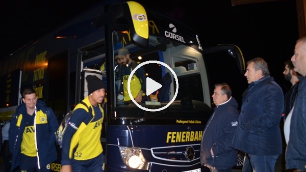 Fenerbahçe'ye Kırklareli'de coşkulu karşılama