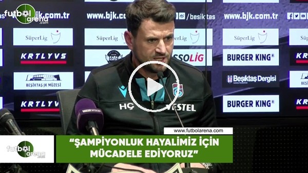 Hüseyin Çimşir: "Şampiyonluk hayalimiz için mücadele ediyoruz"