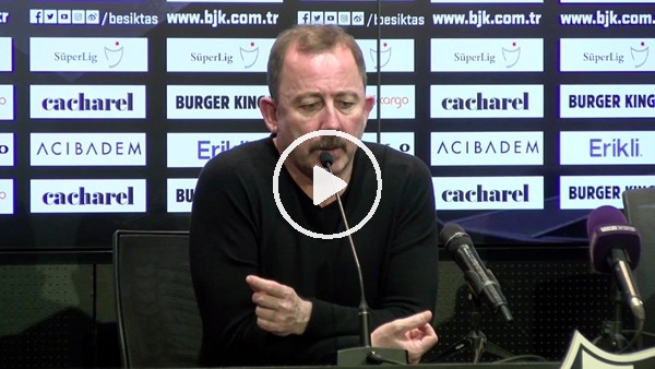 Sergen Yalçın, "yanlış anlaşıldım"dedi ve Başakşehir maçı sözleri için özür diledi