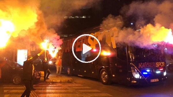 Kayserispor kafilesi İstanbul'da