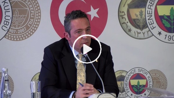 Ali Koç'tan Fenerbahçe taraftarına çağrı