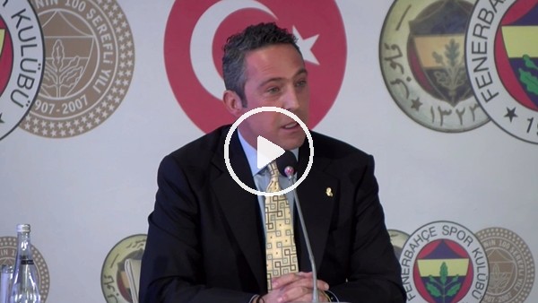 Ali Koç'tan Basın Toplantısında Önemli Açıklamalar