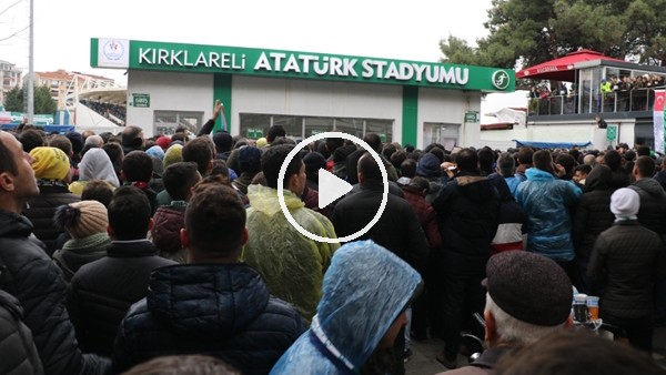 Kırklareli'de Fenerbahçe izdihamı