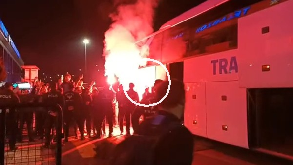Trabzonspor'a coşkulu karşılama