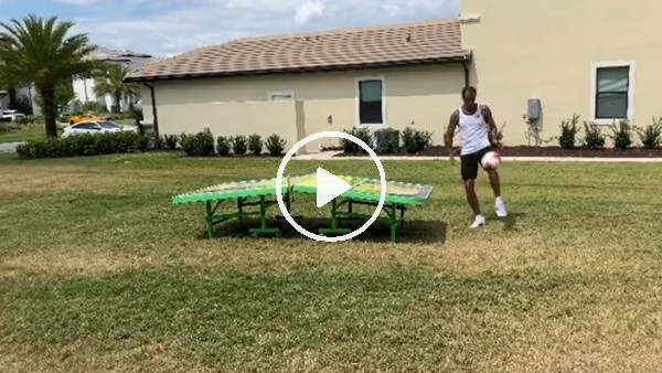 Rivaldo, kendisiyle ayak tenisi oynadı