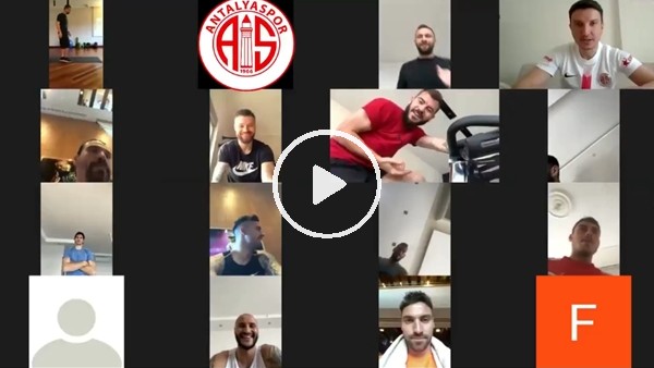Antalyaspor'dan e-antrenman  