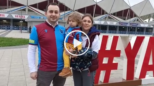 Trabzospor taraftarından takımlara destek