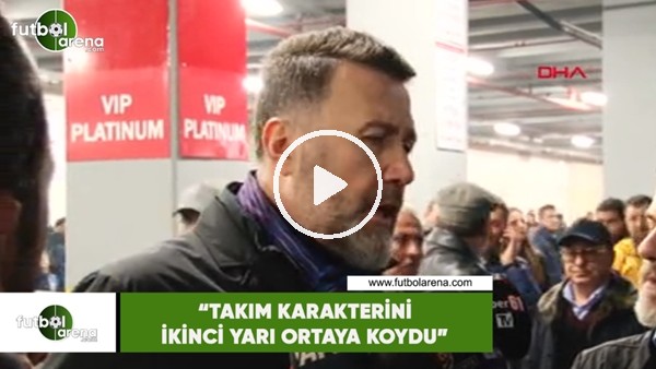 Mehmet Yiğit Alp: "Takım karakterini ikinci yarı ortaya koydu"