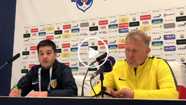 Robert Prosinecki: "Geçtiğimiz maçlardaki birlikteliği sergileyemedik"