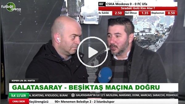Ali Naci Küçük, Galatasaray'ın Beşiktaş derbisindeki ilk 11'ini değerlendirdi