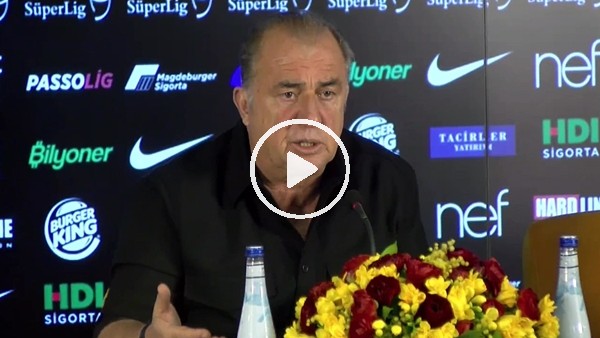 Fatih Terim: "TFF'den bir yetkili çıkıp şu nedenden ötürü ertelemedik demiyor"