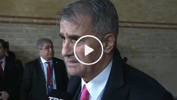 Şenol Güneş: "İnşallah güzel bir kura olur"