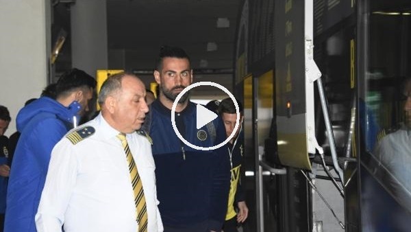 Fenerbahçe kafilesi Konya'ya geldi