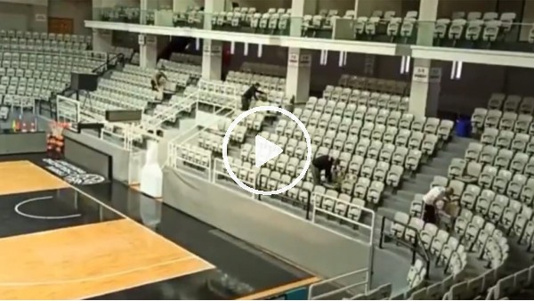 Beşiktaş'tan Akatlar Spor Salonu'nda koronavirüs temizliği