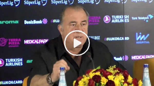 Fatih Terim: "Sen niye bana soruyorsun bunu bana TFF soracak!"