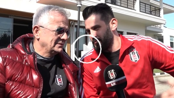 Zafer Algöz, Beşiktaş antrenmanını izledi