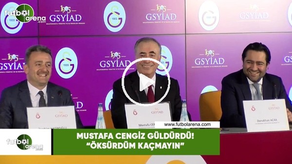 Mustafa Cengiz güldürdü! "Öksürdüm kaçmayın"