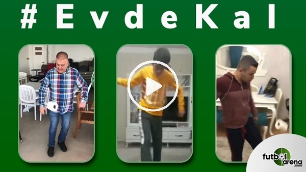 FutbolArena takipçilerinden gelen #EvdeKal mesajı