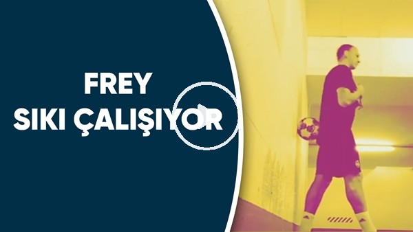 Michael Frey sıkı çalışıyor