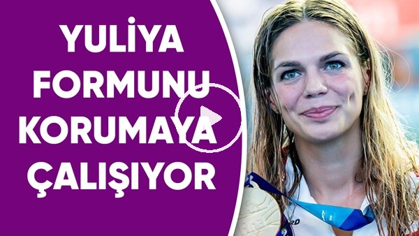 Rus Olimpik Yüzücü Yulia Efimov formunu korumaya çalışıyor