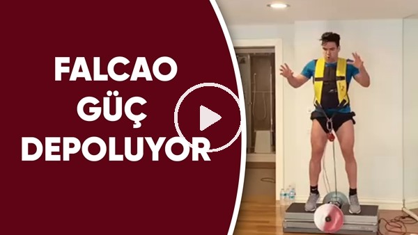 Radamel Falcao güç depoluyor