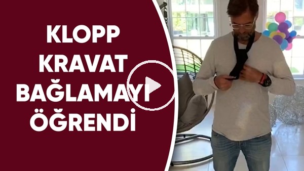 Klopp kravat bağlamayı öğrendi