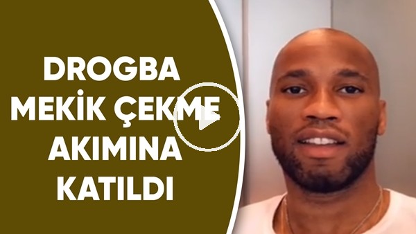 42 yaşındaki Drogba, 45 saniyede 122 mekik çekti