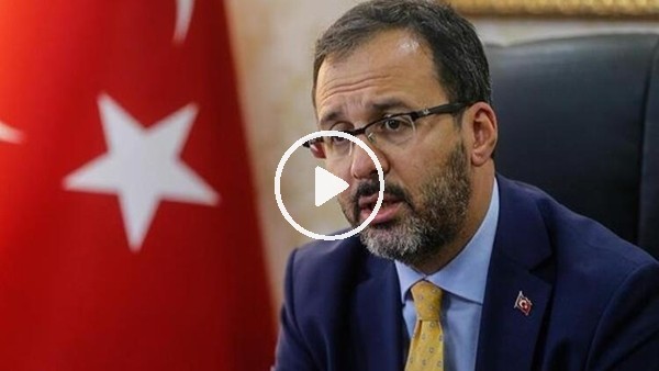 Bakan Kasapoğlu: "Tüm Türkiye'yi milli sporcularımızla birlikte hareket etmeye davet ediyoruz"