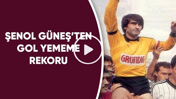 Şenol Güneş'ten gol yememe rekoru
