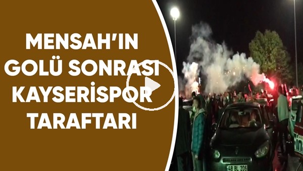 Mensah'ın golü Sonrası Kayserispor Taraftarları Büyük Sevinç Yaşadı 
