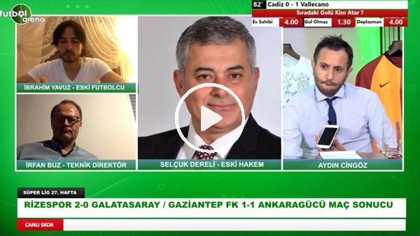 Çaykur Rizespor - Galatasaray Maçının Tartışmalı Pozisyonlarını Selçuk Dereli Yorumladı