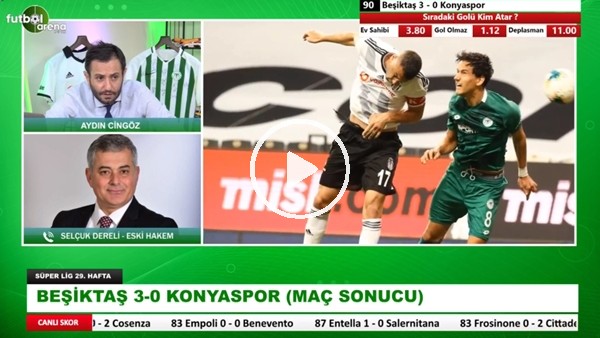 Beşiktaş - Konyaspor Maçının Tartışmalı Pozisyonlarını Selçuk Dereli Yorumladı